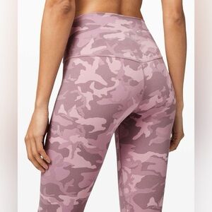 Lululemon Pink Camouflage Leggings